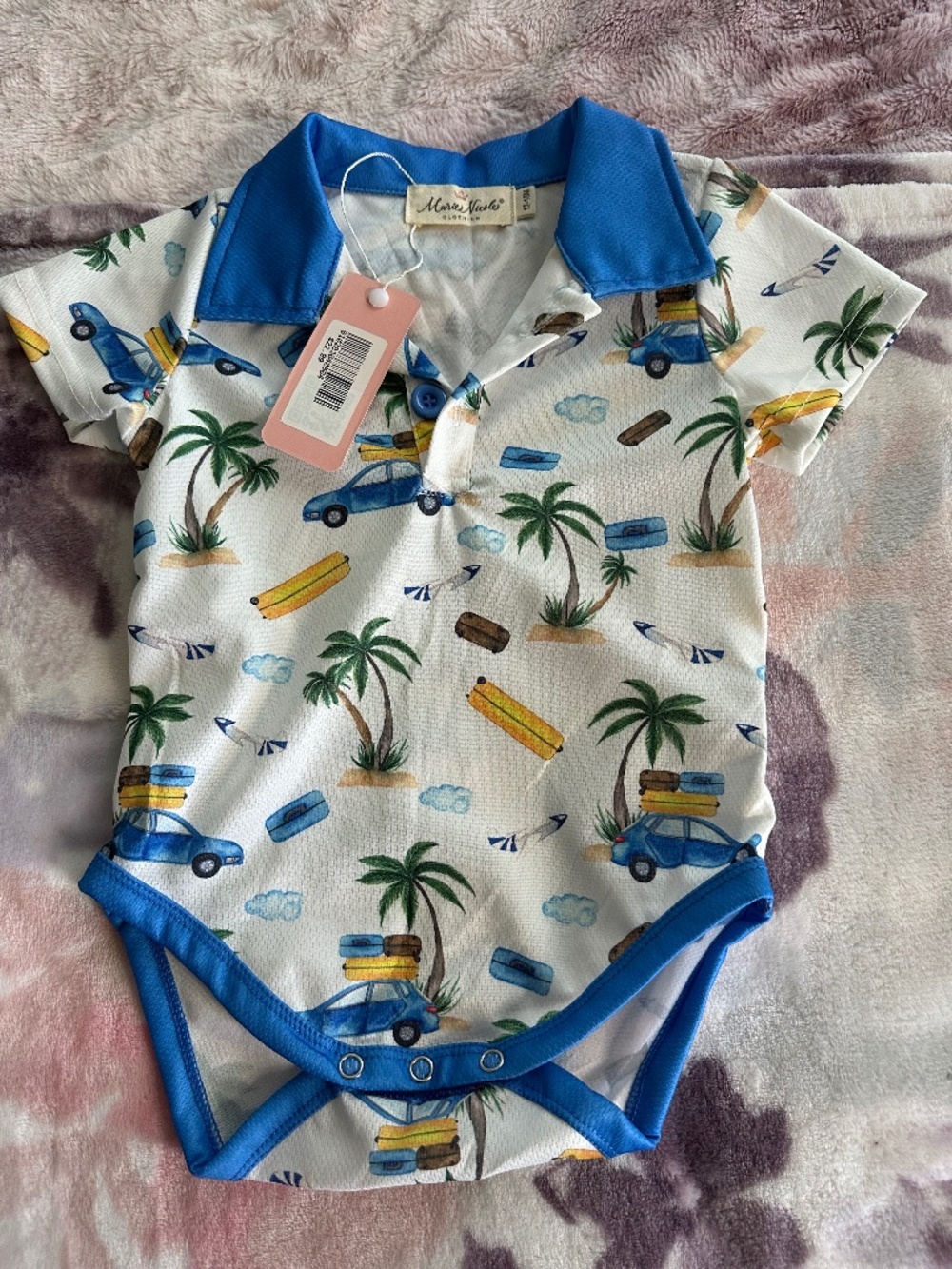 Tropical Onesie- by Marie Nicole